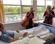 muziek aan het bed