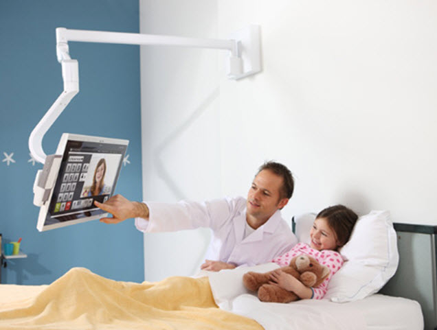 Bed side terminal bedside terminals voor dagbehandeling